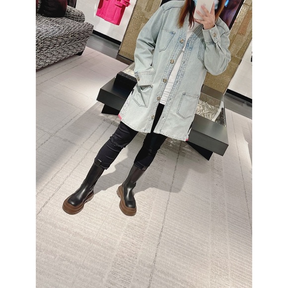 Chanel camelia denim Jacket - Picture 1 of 3